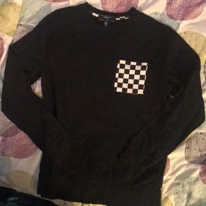 Men’s Forever 21 Black Long Sleeve Sweatshirt